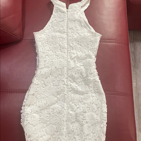 Lulus Elegant White Lace Dress - Picture 4 of 5